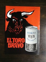 Vintage 1969 Schlitz El toro Bravo Malt Liquor Beer Full Page Original Ad 324 - £5.44 GBP