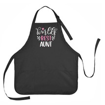 Worlds Best Aunt Apron, Apron for Aunt, Mothers Day Gift for Aunt, Aunt Gift - £14.66 GBP+
