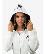 Gym Hoodie - Unisex Zip up - White - £65.77 GBP+