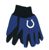Indianapolis Colts NFL Utility 2 Tone Gloves Work or Winter Team Colors - £7.57 GBP
