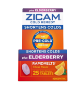 Zicam Cold Remedy-Homeopathic Citrus With Elderberry RapidMelts 25.0ea - £46.40 GBP