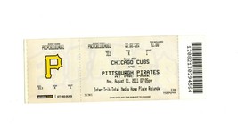 Aug 1 2011 Chicago Cubs @ Pittsburgh Pirates Ticket Derrek Lee 2 HR - £15.61 GBP
