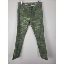 Gap 1969 Always Skinny Jeans 28 Womens Green Camo Print Mid Rise Pockets - £15.73 GBP