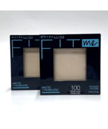 Maybelline ( Pack of 2 ) Fit Me! Matte + Poreless Pressed Powder 100 Tra... - $16.23 CAD