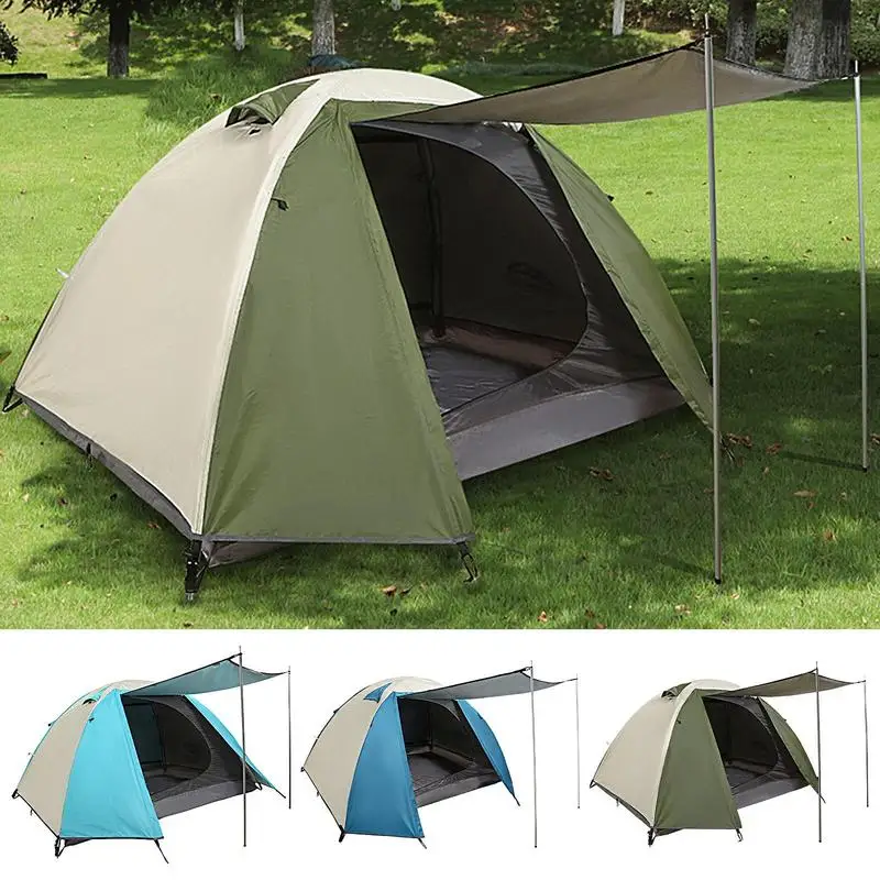 Outdoor Camping Tent Portable Windproof Backpacking Tent For 2 Persons Outdoor - £143.95 GBP+