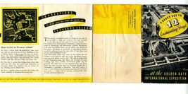 Handy Key to 12 Enchanting Days Golden Gate International Exposition Bro... - $17.87