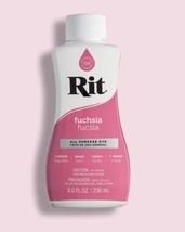 Rit All-Purpose Liquid Cloth Dye, Fuchsia, 8 Fl. Oz. - £4.65 GBP