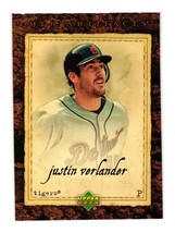 2007 MLB Artifacts Upper Deck Justin Verlander 13 Detroit Tigers Baseball Card - £2.36 GBP