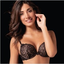 Bra Push Up Lace Padded Underwire B Cup Love and Bra Elodie - £7.45 GBP