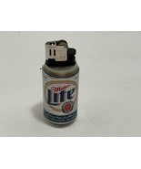 Miller Lite Beer 2 3/4” Metal Beer Can Cigarette Lighter Holder - £8.40 GBP