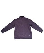 UGG Sweatshirt Mens 2XL Navy Blue 1/4 Zip Soft Sherpa Lined Pullover Fleece - $32.57 CAD