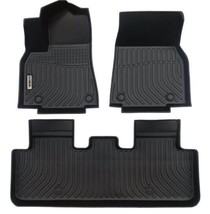 OREALTREND Floor Mats for Tesla Model Y 2020-2024 Black TPE All-Weather - $139.99