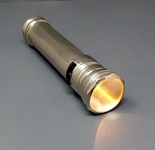 1930s Art Deco RAY-O-VAC Metal 8.25&quot; Rotomatic Flashlight Original Conve... - $102.00