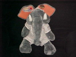 18&quot; Wrinkles Girl Trunkit Elephant Hand Puppet Plush Toy W/Outfit &amp; Tags 1985  - £78.44 GBP