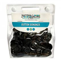 Buttons Galore Button Grab Bag Bonanza Collection Black - $10.54