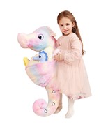 IKASA Giant Seahorse Stuffed Animal Plush Toy,Large Sea Horse Cute Jumbo... - £56.88 GBP