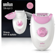 Braun Silk epil 3 Epilator Shaver Trimmer Comb Hair Removal 5320 - £23.34 GBP