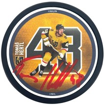 Tomas Hertl Autographed Vegas Golden Knights Hockey Puck Inscriptagraphs... - $89.96