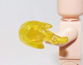 Clear Yellow Hand Flame Weapon Minifigure Toys Collection - $5.00