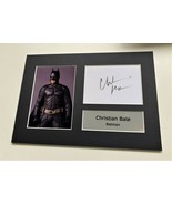 Christian Bale as Batman - A4 Autographed Display - €19,18 EUR