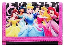 Disney Princess Trifold Wallet Black - $5.89