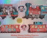 Disney 100 Special Edition Mickey Mouse Holiday Express 36 Piece Train Set - $85.13