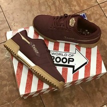 Men&#39;s Troop Crown Ripple Deep Burgundy | Wheat Low-Top Sneakers - $98.00