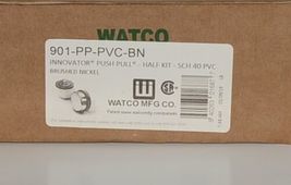 Watco 901 PP PVC BN Brushed Nickel Innovator Push Pull Half Kit Schedule 40 image 5