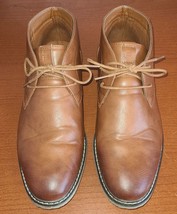 London Fog Blackburn Chukka Memory Foam Brown Dress Shoe Boot Men&#39;s Size 10.5 M - £19.70 GBP