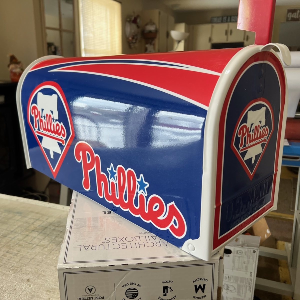 PHILADELPHIA PHILLIES CUSTOM MAILBOX~NO PAINT~NO FADING~MLB - $139.00