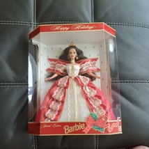 1997 Happy Holidays Barbie Doll - Rare Limited Brunette | New in Box Vintage Toy - £30.32 GBP