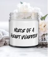 Niece Of A Heart Warrior Niece Candle, Inappropriate Niece Gifts, For Aunt - £17.54 GBP