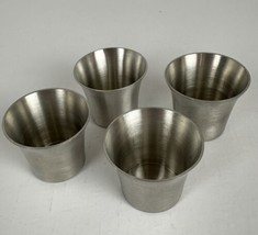 Pewter 4 1 oz Shot Glasses Boardman Collection #1  New Unboxed - $13.98