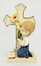 Home For ALL The Holidays First Communion Figurine 3-3/4 inches (BOY) - $12.50