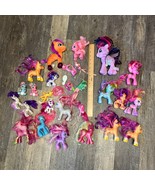 My Little Pony Lot Vintage Mixed Approx 30 Toys Figures Horses Junk Drawer - £34.99 GBP