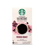 (4 Boxes) Starbucks VIA French Roast Dark Roast Instant Coffee 32 Packets - €29,72 EUR