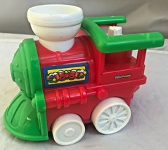 Fisher Price Little People Christmas Train Replacement Engine Clean WORKS SOUNDS - £13.94 GBP