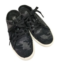 Naturalizer Soul Womens Shoes 6 Black  Kemper Mule Slip On Flat Animal Print - £15.82 GBP
