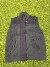 Lauren Ralph Lauren Womens Zip Up Vest Blue Size Medium sleeveless - $19.65