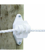 Patriot - Wood Post Jumbo Claw Insulator - White - $6.64