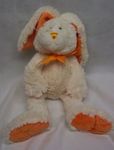 Ganz Extra Soft Cream &amp; Orange JO-JO Bunny Rabbit 14&quot; Plush Stuffed Animal - £14.64 GBP