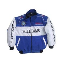 BMW Formula-1 Blue and White | NASCAR jacket | Gift jacket | embroidered jacket  - £134.59 GBP