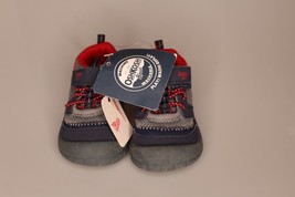 Osh Kosh Bgosh Machine Washable Toddler Shoes Size 5, Sneakers Grey &amp; Red - £7.76 GBP