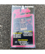 All Nite Movies 3 VHS Tapes: Chrome Hearts, Cycle Vixens, Iron Horseman ... - £26.82 GBP