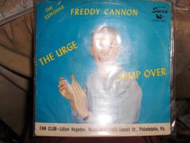 Freddy Cannon - &quot;The Urge&quot; / &quot;Jump Over&quot; PICTURE SLEEVE  - $10.00