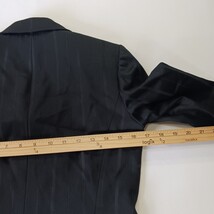 Antonio Melani Women's Black 3-Button Front Closed Pockets Blazer Jacket Size 2 image 7