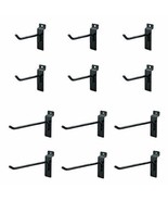 Only Hangers 40 New Slatwall Metal Hook Bundle 4&quot; &amp; 6&quot; -20 Each- Black - $41.61