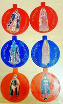 6 Handmade Coasters with Pictures of Women in Armenian Traditional Costumes - $3.86