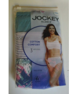 3 Jockey Elance Comforte Comfort Hipsters Size 9 Multi-color Style 1482/485 - £14.21 GBP