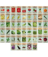 Black Duck Brand 50 Packs Assorted Heirloom Vegetable Seeds 20+ Varietie... - €24,70 EUR